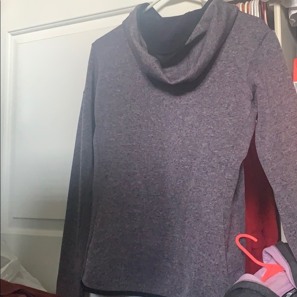 NIKE purple scoop neck hoodie - Picture 2 of 4